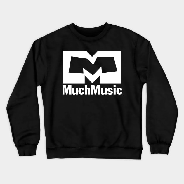 Much Music Retro Logo Crewneck Sweatshirt by Sudburied